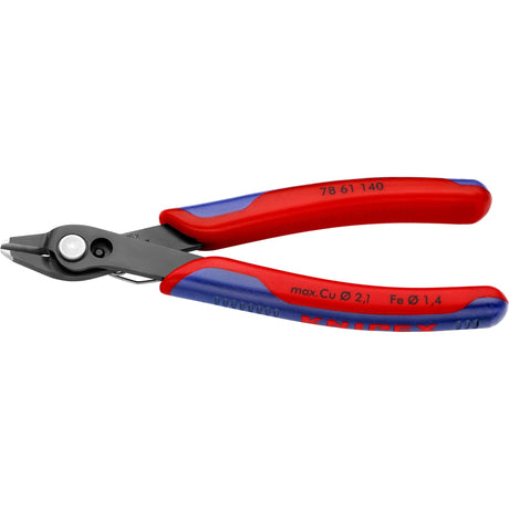 Pince coupante latérale pour l'électronique Knipex | longueur 140 mm | facette non | outils spéciaux dorés | 1 pièce - 78 61 140 - 78 61 140
