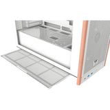 Thermaltake s370 ws snow midi tower behuizing (wit | 2x usb-a | 1x usb-c | tempered glass)