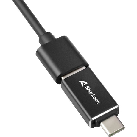 Sharkoon 3 ports USB 3.2 gen 1 aluminium + station d'accueil Gigabit LAN (noir)