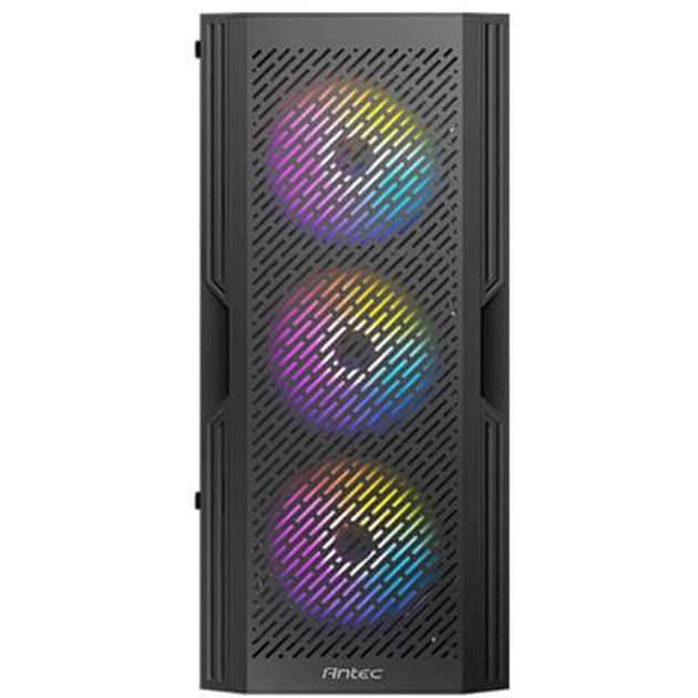 Boîtier tour midi Antec ax20 (noir | 3x USB-A | verre trempé)