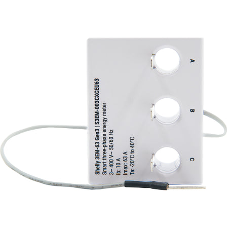Appareil de mesure Shelly 3em 63t gen3 (blanc)