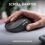 Ensemble de bureau sans fil fin Logitech mk950 signature (graphite, disposition américaine-internationale (qwerty), 400 - 4000 dpi)