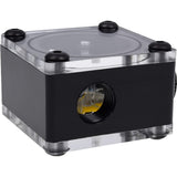 Indicateur de débit Alphacool eisflügel g1 4 débitmètre carré (noir)