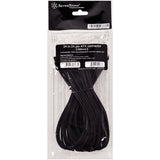 Câble d'extension ATX 24 broches Silverstone (noir, 30 centimètres, pp07-mbb)