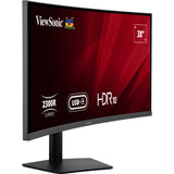 Moniteur incurvé Viewsonic VA3820C UWQHD+ 21:9 avec hub USB-C 38 ultrawide (noir, 2x HDMI, 1x Displayport, USB-C, USB-B)