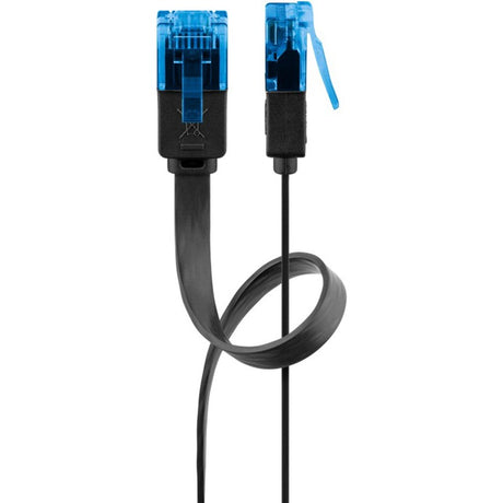Câble plat Goobay cat 6a u utp (noir, 20 mètres)