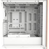 Thermaltake s370 ws snow midi tower behuizing (wit | 2x usb-a | 1x usb-c | tempered glass)