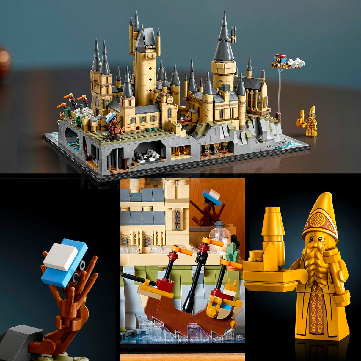 Lego Harry Potter Château de Poudlard et son parc, grand ensemble pour adultes - 76419