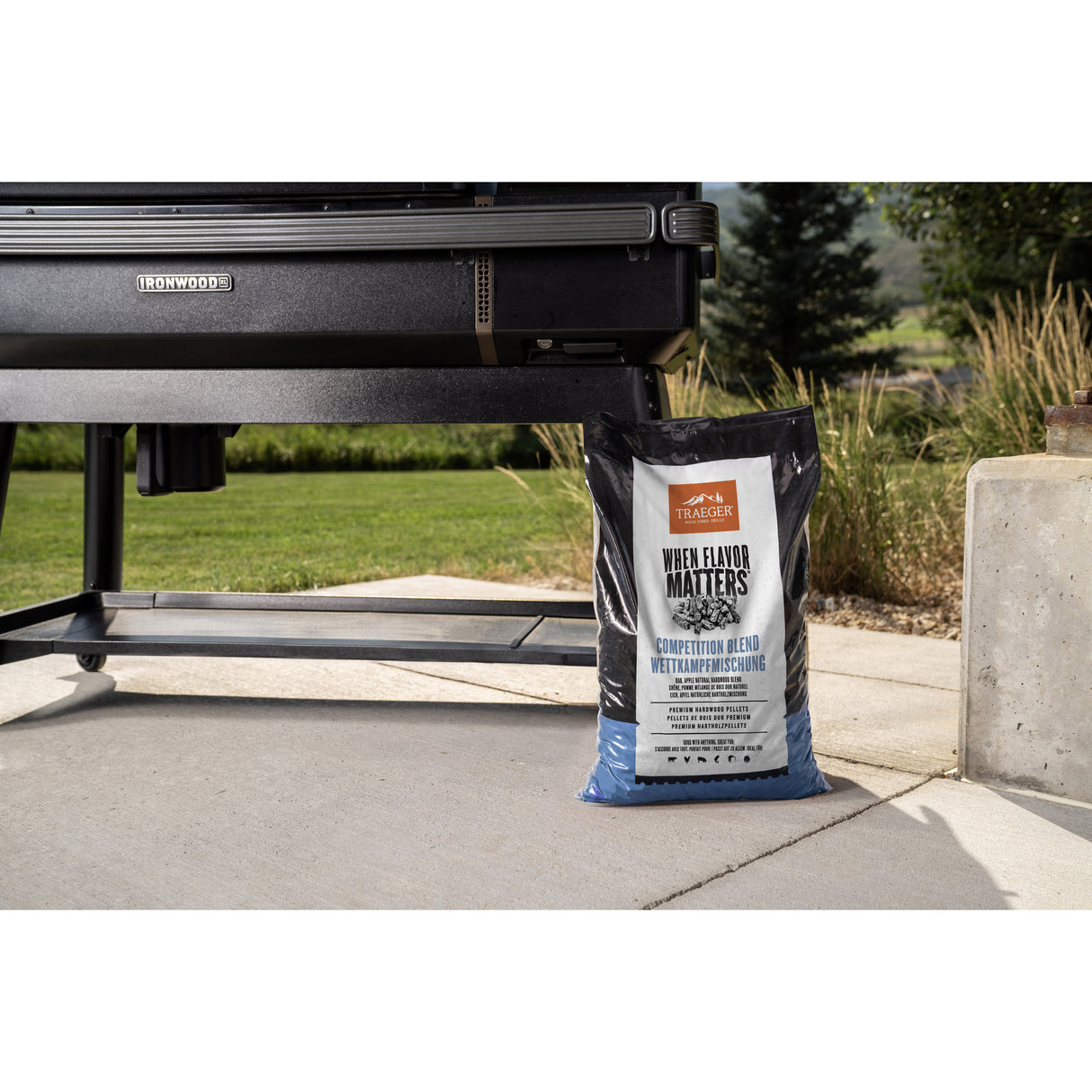 Traeger fsc - combustible à granulés de mélange de compétition (9 kg)