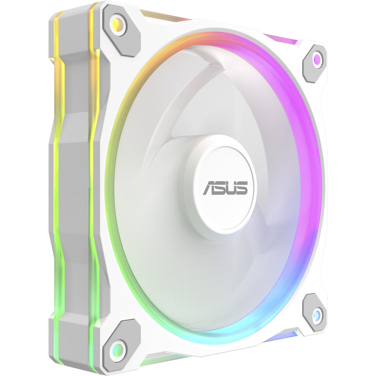 Asus prime mr120 argb reverse fan - triple pack ventilateurs de boîtier (blanc, 3 pièces, 120 x 120 x 28 mm, 3 pièces)