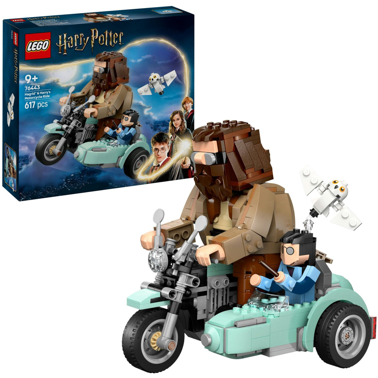 Lego Harry Potter™ Hagrid™ et la balade magique en moto de Harry - 76443