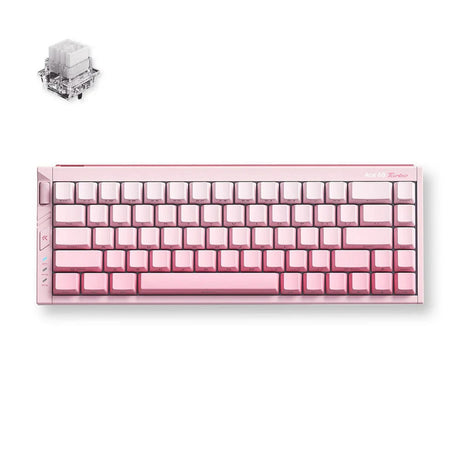 Mchose ace 68 turbo full-aluminum esports hall effect keyboard (lichtroze, us lay-out (qwerty), mount tai gt he, 65%, 16k, rgb, hot swap, usb-c, hall effect sensor)