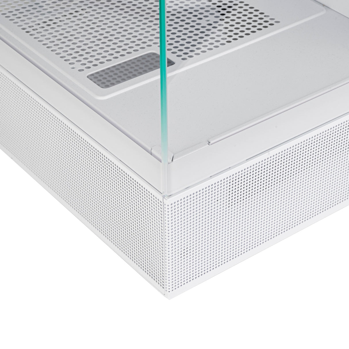 Boîtier mini tour Silverstone lucid 04 (blanc | 2x USB-A | 1x USB-C | RVB | verre trempé)