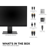 Moniteur UHD 27 4k compatible mac Viewsonic VP2788-5k (noir, 2x Thunderbolt 4, 1x HDMI, 1x Displayport, USB-A, USB-C)