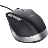Souris filaire Trust fyda (gris noir, 600 - 5000 dpi)