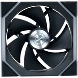Lian Li Uni Fan SL120 Ventilateur de boîtier RVB à lame inversée sans fil (Noir, 120 x 124,5 x 28 mm, PWM)