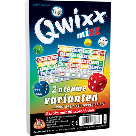 Jeux gobelins blancs Qwixx Extension Mixx