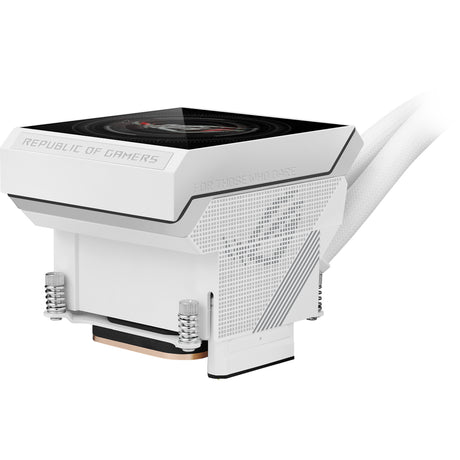 Asus rog strix slc iv 360 argb lcd white edition waterkoeling (wit)