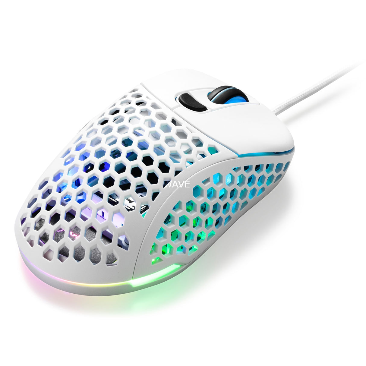 Souris de jeu Sharkoon light² 200 (blanc, 50 - 16 000 dpi, LED RVB)