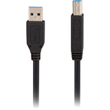 Câble Sharkoon USB-A 3.0 > USB-B (noir, 3 mètres)