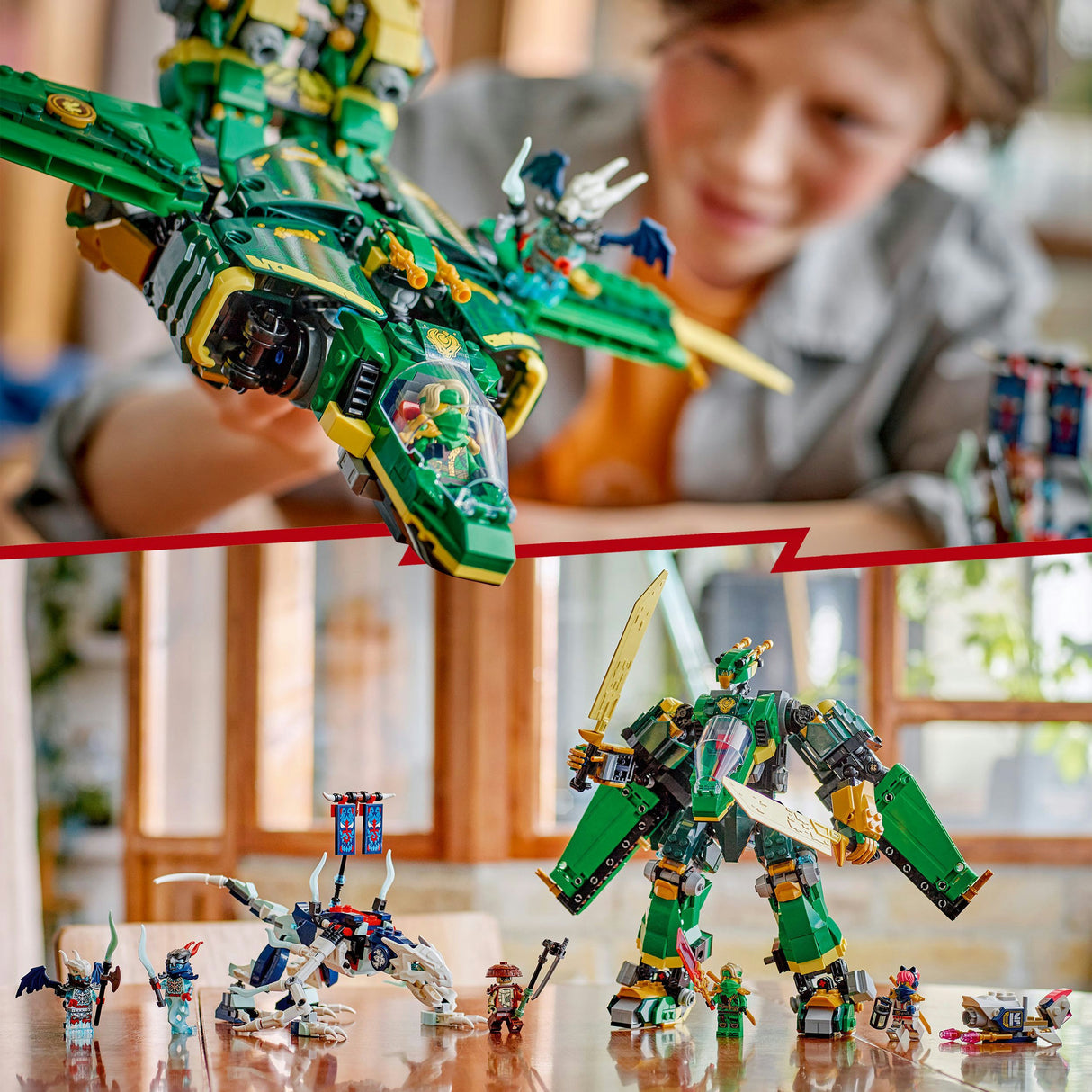 Lego 71845 Le robot avion Lloyds Ninjago