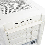 Silverstone flp02 midi tower behuizing (wit | 2x usb-a | 1x usb-c)