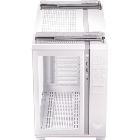 Boîtier tour midi Asus tuf gaming gt502 (blanc | 2x usb-a | 1x usb-c | verre trempé)