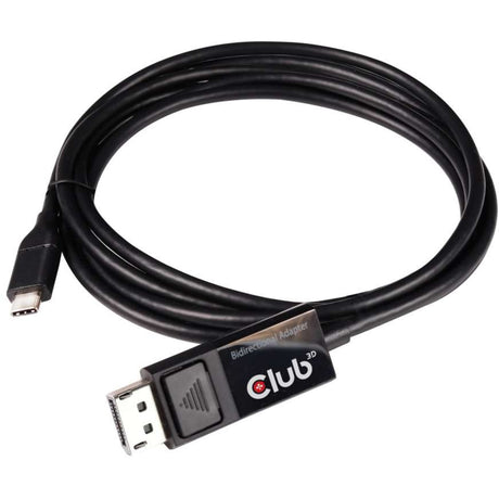 Adaptateur Club 3D USB-C > DisplayPort 1.4 (noir, 1,8 mètres)
