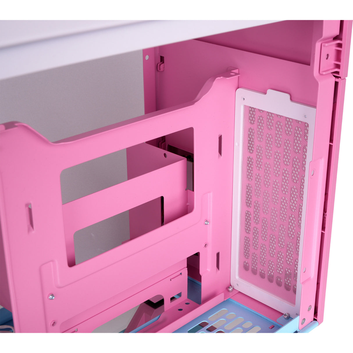 Thermaltake tr100 bubble pink mini tower behuizing (pink | 2x usb-a | 1x usb-c)
