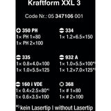 Tournevis Wera kraftform xxl 3 (11 pièces)