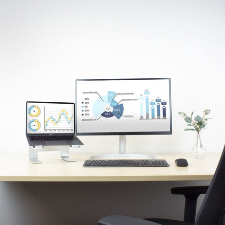 Act connectivité support pour ordinateur portable en aluminium (aluminium)