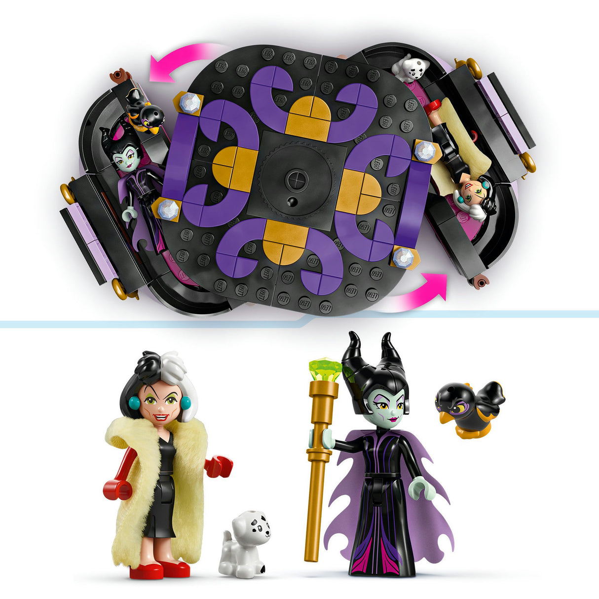 Lego Disney 43262 les robes de Maléfique et Cruella de vil