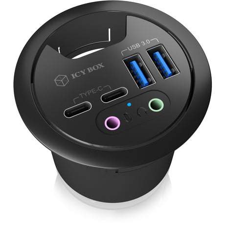 Boîte glacée ib-hub1403b hub USB