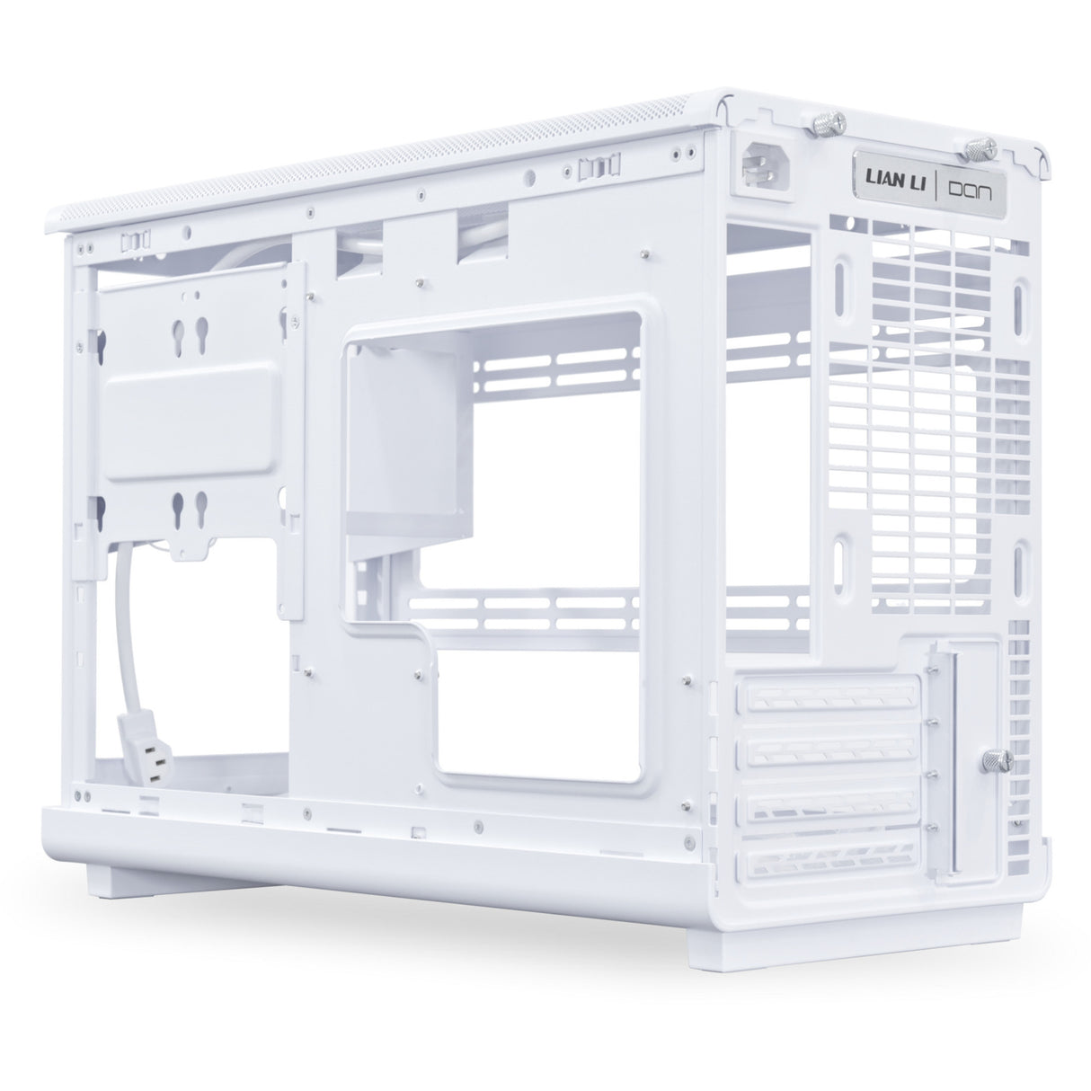 Boîtier tour midi Lian li a3-matx blanc (édition bois) (couleur bois blanc | 2x USB-A | 1x USB-C | verre trempé)