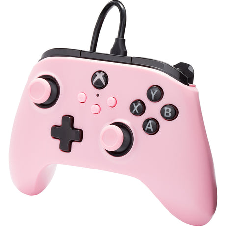 Manette filaire Powera pour Xbox Series X|s (rose, Xbox Series X|s, Xbox One, PC)