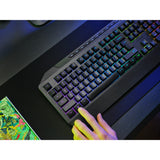 Clavier de jeu Trust GXT 836 EVOCX RGB (noir, disposition américaine (QWERTY), membrane, 100%, RVB)
