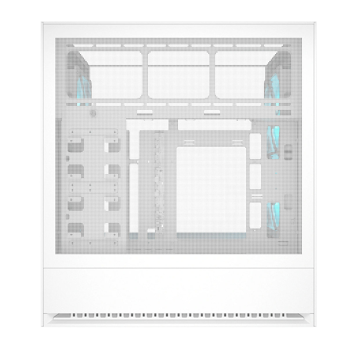 Boîtier tour midi Cougar omnix (blanc | 4x USB-A | 2x USB-C | verre trempé)