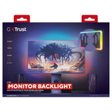 Trust gxt 907 vybz rgb-achtergrondverlichting voor monitoren (zwart)