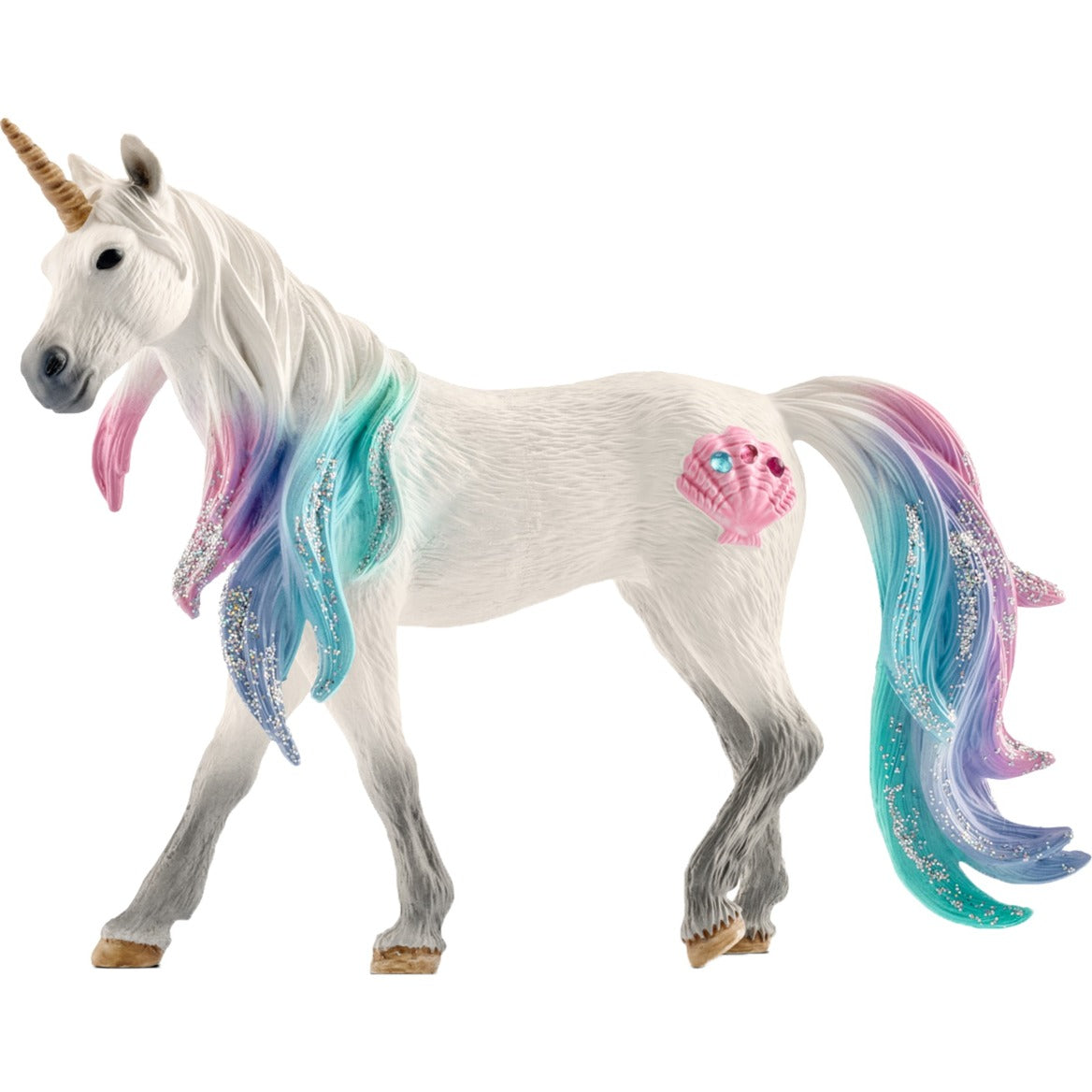 Schleich bayala - figurine de jeu jument licorne des mers (70570)