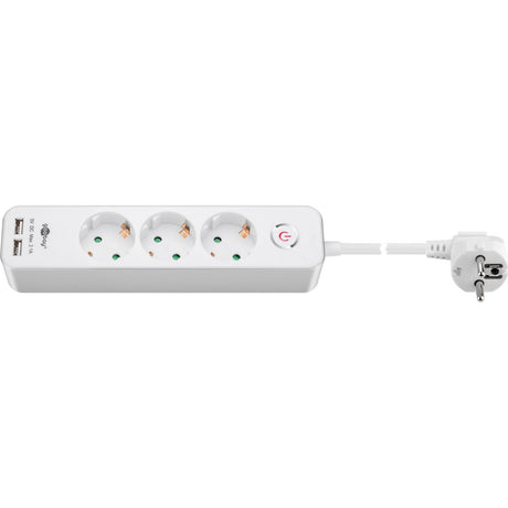 GOOBAY PORTE À 3 voies avec commutateur et USB