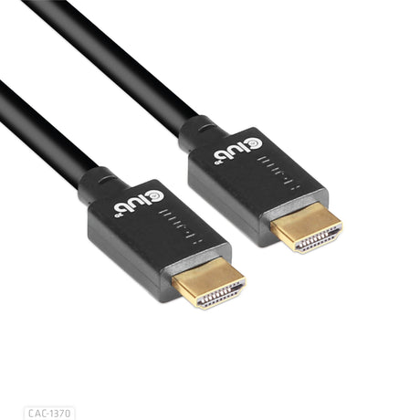 Câble certifié HDMI 2.1 ultra haut débit Club 3D mâle-mâle (noir, 1,5 mètre, 4K 120 Hz, 8K 60 Hz, 48 Gbps)