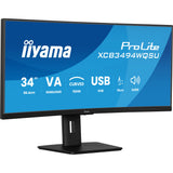 Moniteur ultra-large incurvé Iiyama Prolite XCB3494WQSU-B1 34 (noir, 2x HDMI, port d'affichage, 2x USB-A, 2x USB-C)