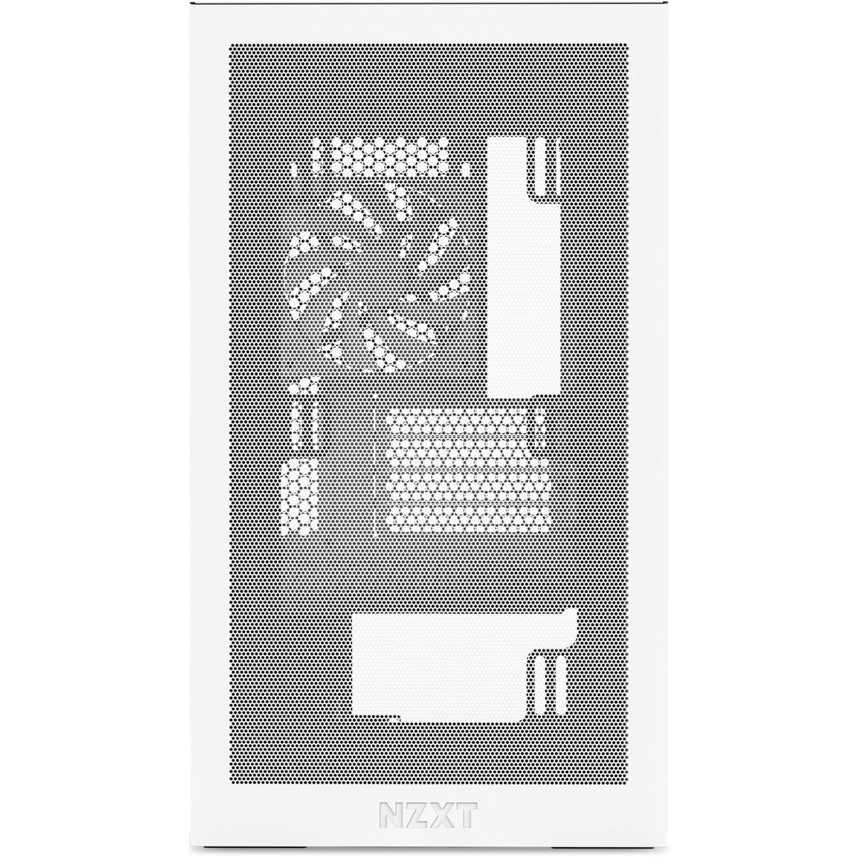 Boîtier tour midi Nzxt h3 flow (blanc (mat) | 1x USB-A | 1x USB-C | verre trempé)