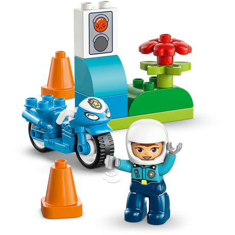 Lego Duplo 10471 moto de police bleue