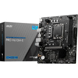 Carte mère MSI Pro H610M-E Socket 1700 (GB-LAN, Son, µATX)
