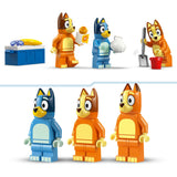 Lego bluey - Le trajet en voiture de Bluey jusqu'à la plage, jouet de construction (11202)