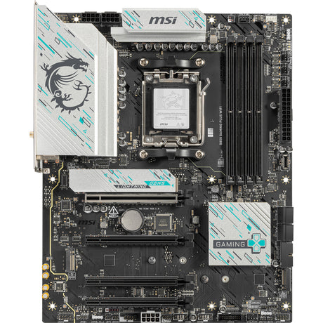 Carte mère MSI B850 Gaming Plus WiFi Socket AM5 (RAID, 5 Go-LAN, WiFi 7, BT, Son, ATX)