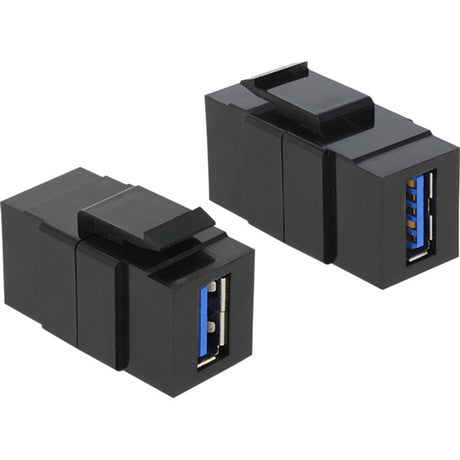 Delock keystone USB 3.0 a femelle > USB 3.0 a femelle module keystone (noir)