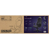 Trust gxt 721 ruya pro premium comfortabele gaming stoel (zwart geel)