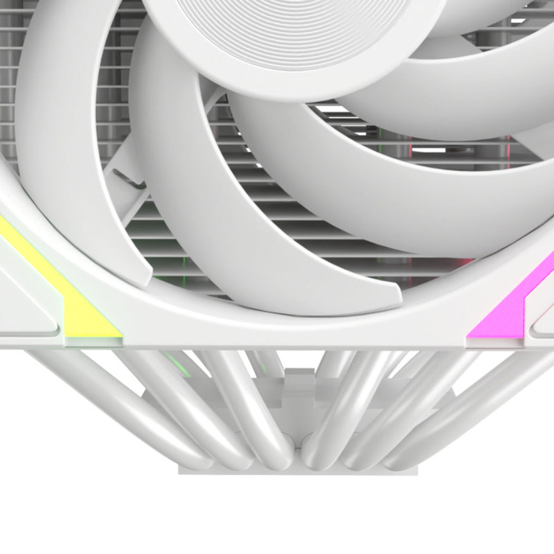 Refroidisseur de processeur Xyz PC Gear Thermax 6 Duo RGB (blanc, Arbb, Pwm)